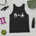 Weights + Cardio Unisex Tank Top